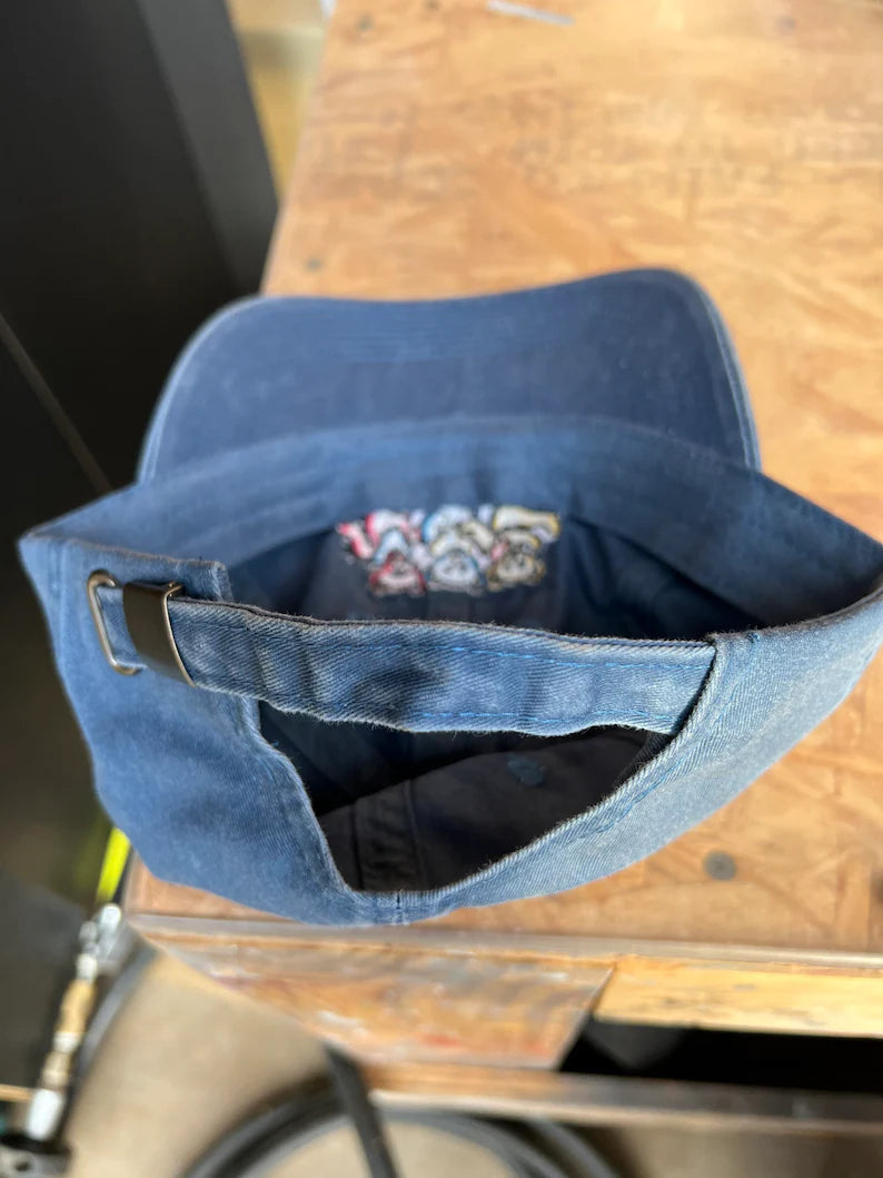 Grateful Dead Hat - Dancing Bears baseball hat - Dead Bears baseball hat - Grateful Dead hat - adjustable buckle on the back - one size fits all (Copy)