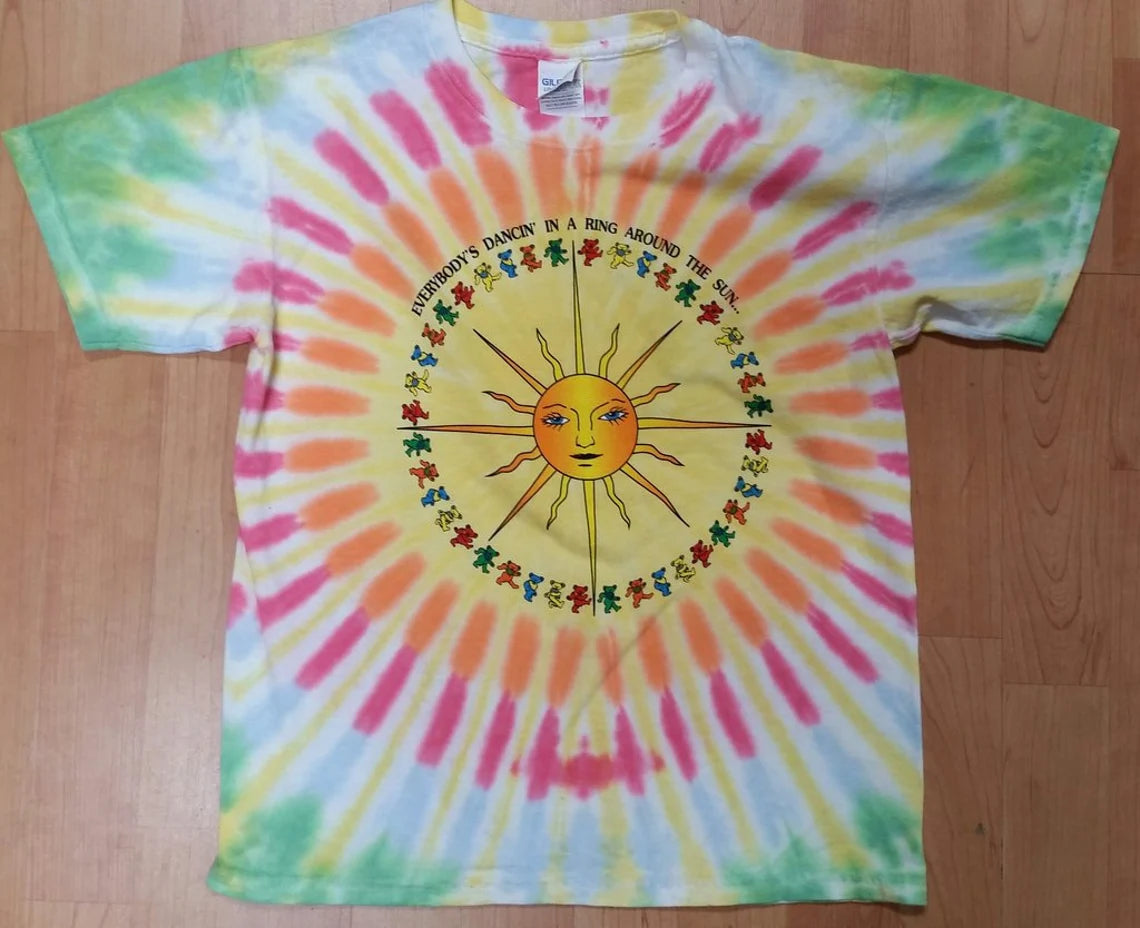 Dancing Bears Grateful Dead shirt - The Dancing Bears dancing around the Sun - Sun Bears - Dead & Company shirt - sizes: small, medium, large, XL, 2XL, 3XL and 4XL