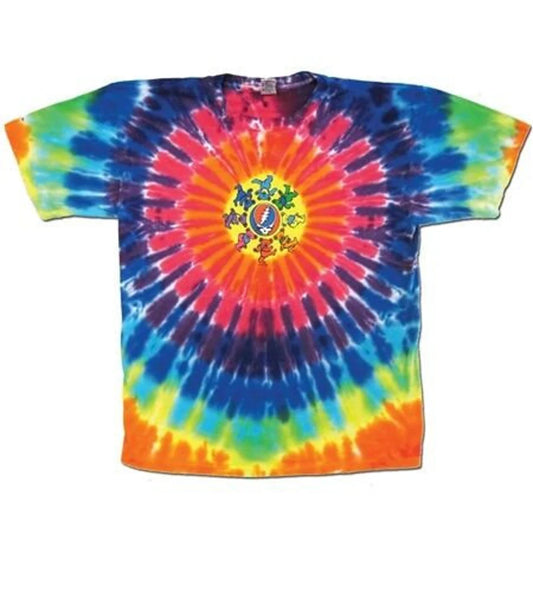 Dancing Bears Stealie Grateful Dead shirt - The Dancing Bears dancing around a Steal Your Face - Circle Bears - Dead & Company shirt - sizes: small, medium, large, XL, 2XL, 3XL, 4XL and 5XL