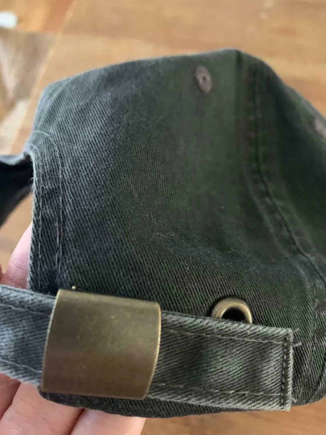 Grateful Dead Hat - Stealie baseball hat - Gray/Blackish Grateful Dead hat - adjustable buckle on the back - one size fits all