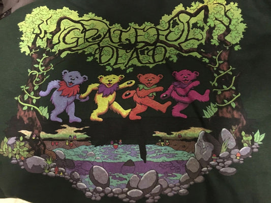 Dancing Bears Hoodie - Grateful Dead Hoodie - Grateful Dead Dancing Bears Hoodie - Grateful Dead Bears Hoodie - Dancing Bears sweatshirt - Grateful Dead Hooded Sweatshirt - sizes Medium, Large, XL and 2X