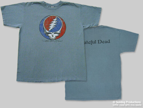 Grateful Dead Stealie shirt - Grateful Dead Steal Your Face shirt - Distressed Gray Grateful Dead tie dye shirt - Dead shirt - Dead Head shirt - Dead & Company shirt - sizes: small, medium, large, XL, 2XL, 3XL, 4XL and 5XL