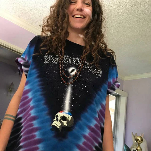 Grateful Dead skull shirt - Grateful Dead Star shine tie dye shirt - Cool Grateful Dead shirt -  Dead & Company shirt - sizes: small, medium, large, XL, 2XL, 3XL, 4XL and 5XL