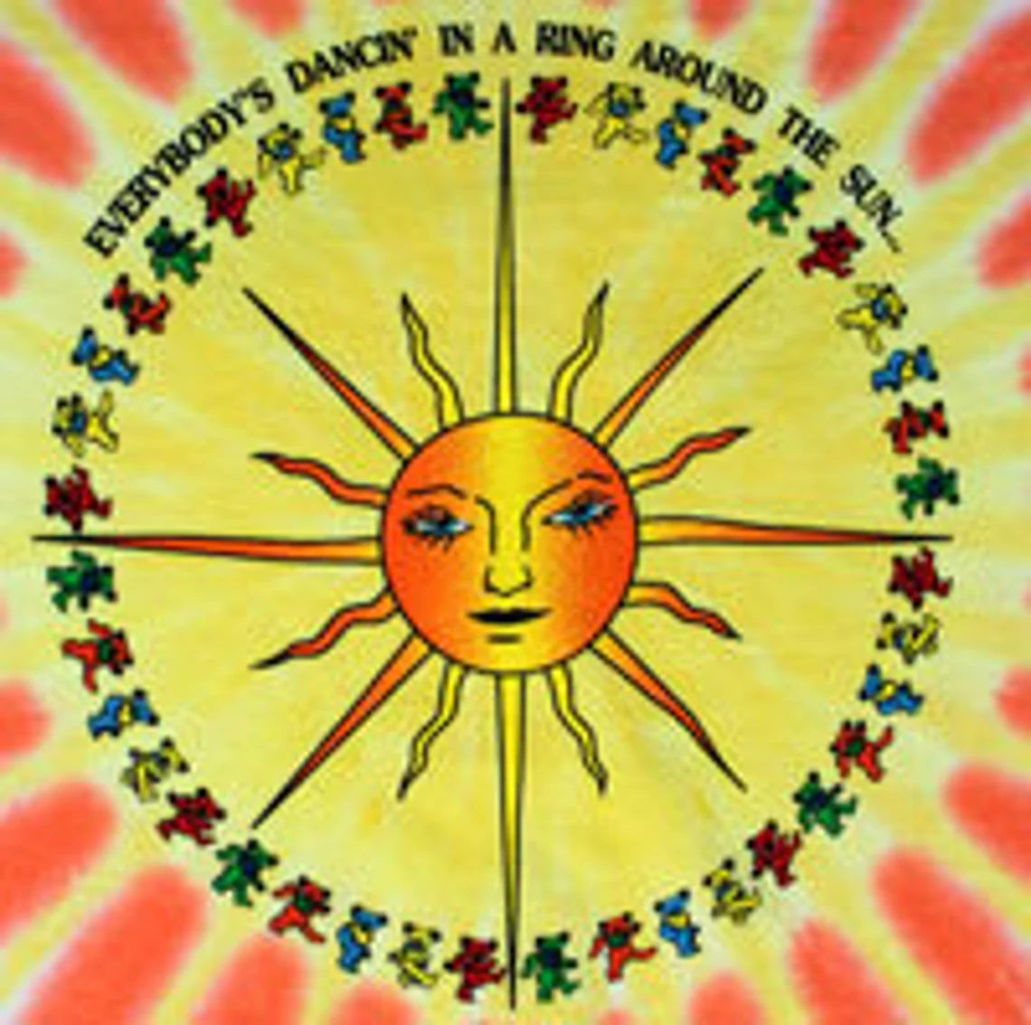 Dancing Bears Grateful Dead shirt - The Dancing Bears dancing around the Sun - Sun Bears -  Dead & Company shirt - sizes: small, medium, large, XL, 2XL, 3XL and 4XL