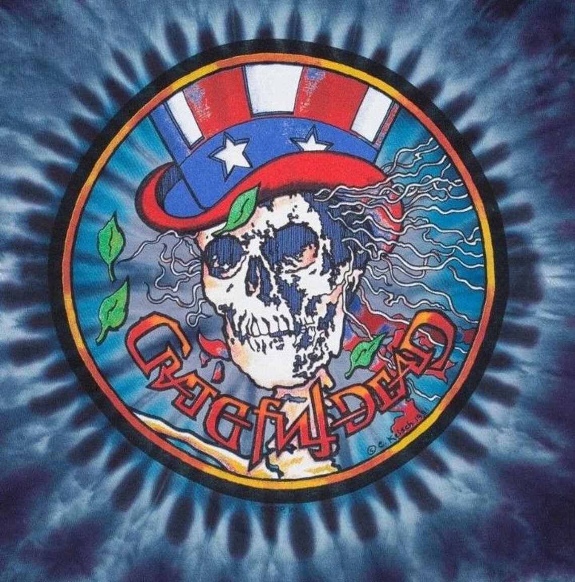 Grateful Dead Psycle Sam shirt - Grateful Dead Rose tie dye shirt - Cool Grateful Dead shirt -  Dead & Company shirt - sizes: small, medium, large, XL, 2XL, 3XL and 4XL