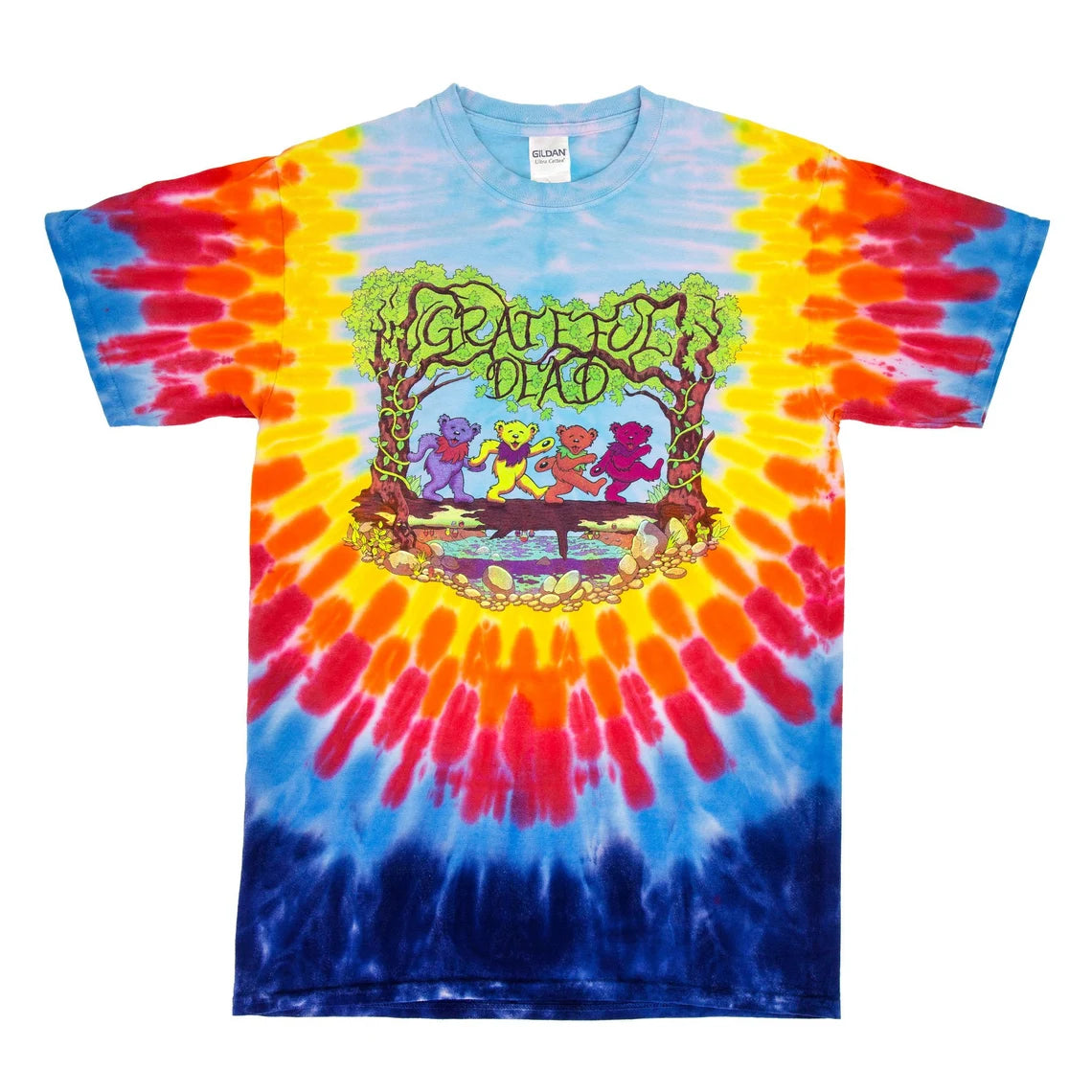 Grateful Dead Dancing Bears shirt - Dead Head Bears shirt - Grateful Dead Bears in the Woods shirt -  Dead & Company shirt - sizes: small, medium, large, XL, 2XL, 3XL and 4XL