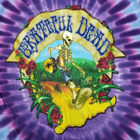 Grateful Dead Walking Coast to Coast shirt - Bertha and the Dancing Bears on one shirt - Grateful Dead tie dye shirt -  Dead & Company shirt - sizes: small, medium, large, XL, 2XL, 3XL and 4XL