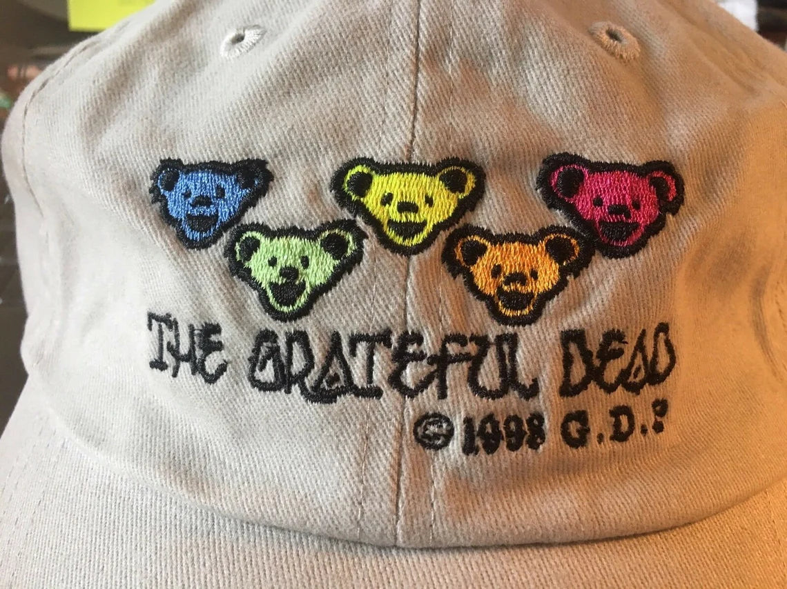 Grateful Dead Dancing Bears Hat - Dead Head Bears baseball cap - Dancing  Bears Grateful Dead hat - DEAD HEAD hat - Grateful Dead Bears Baseball Cap  - ...