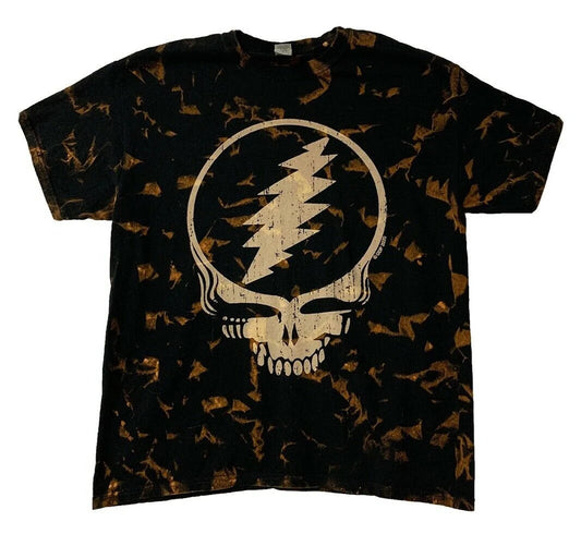 Grateful Dead Stealie shirt - Grateful Dead Steal Your Face shirt - Black Grateful Dead tie dye shirt - Dead shirt - Dead Head shirt - Dead & Company shirt - sizes: small, medium, large, XL, 2XL, 3XL,  4XL and 5XL